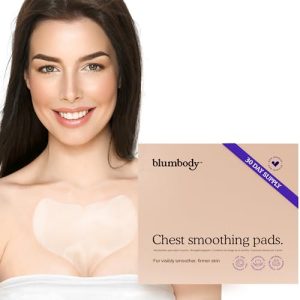 Silicone Chest Wrinkle Pads - Reusable Anti-Aging Patches for Neck & Décolleté (1-Mo Supply)