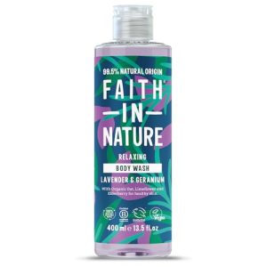 Lavender & Geranium Bodywash 400ml by Faith In Nature