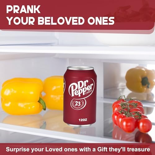 Dr Pepper Scented Candle - Authentic Soda Fragrance, 8oz Jar, Aesthetic Gift - Image 5