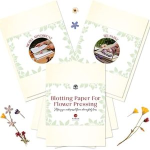 Berstuk® A4 Blotting Paper for Flower Press - 10 Reusable, Absorbent Sheets