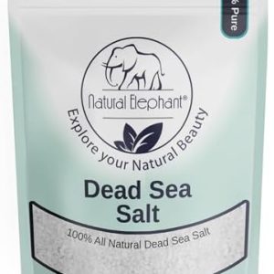 Natural Elephant Dead Sea Bath Salt, 5 lbs (80oz), 100% Pure, Coarse Grain