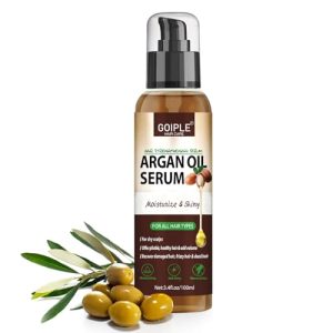 Argan Oil Serum - Moisturizing, Anti-Frizz, Heat Protectant for Dry Hair & Scalp