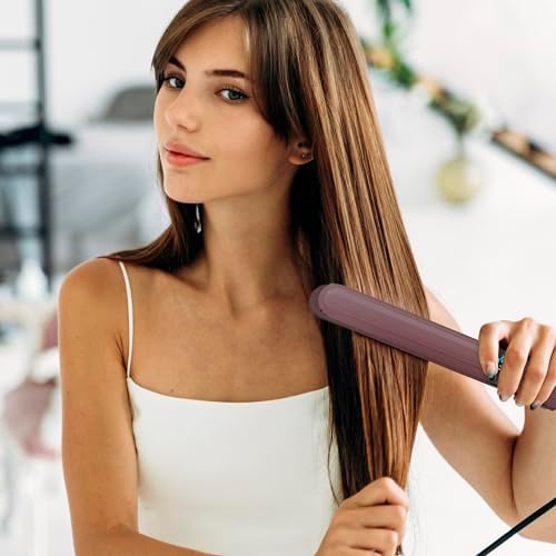 Conair Limited Edition Bundle: INFINITIPRO Hair Dryer & 1-inch Flat Iron - Plum - Image 6