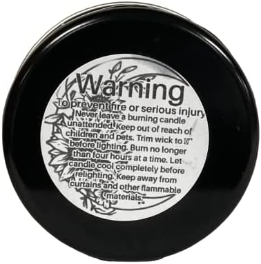 Black Licorice 4oz Handmade Soy Candle Tin - Image 3