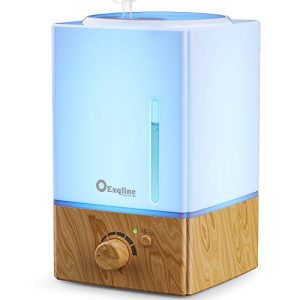 Exqline 1500ml Wood Grain Essential Oil Diffuser for Large Rooms Large Capacity