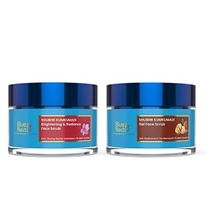 Walnut Gel Scrub & Kumkumadi Exfoliating Face Scrub 1.7 oz