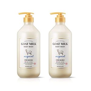 AEKYUNG Goat Milk Body Wash for Sensitive Skin, 27 Fl Oz, Pack of 2