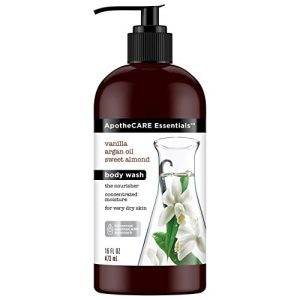 ApotheCARE Essentials Nourisher Body Wash, Vanilla & Argan Oil, 16 oz