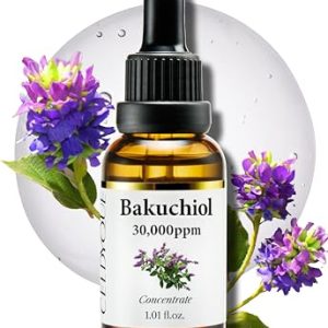 Korean Bakuchiol Serum 30,000 ppm Vegan Anti-Aging Retinol Alternative 1 oz Bottle