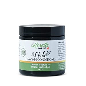 Roselle Naturals Organic Chebe Leave-In Conditioner 4 Oz for Hair Growth