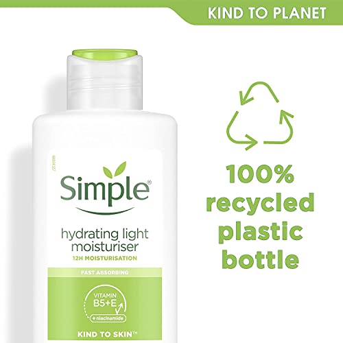 Simple Hydrating Light Moisturizer, 4.2 fl oz - Lightweight & Refreshing - Image 4
