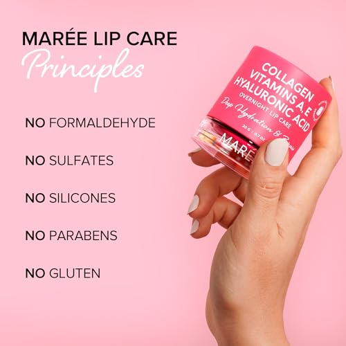 MAREE Hyaluronic Acid Lip Mask - Overnight Treatment for Dry, Cracked Lips - Image 6