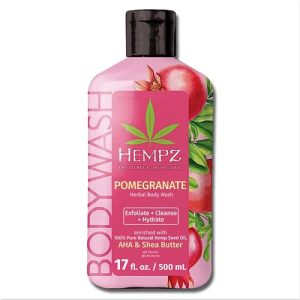 Hempz Pomegranate Body Wash ? Hydrating & Exfoliating 17 fl oz