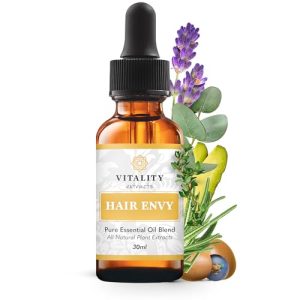 Vitality Extracts Hair Envy Serum - Natural Growth with 15 Plant Extracts & Essential Oils