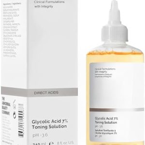 8 Fl Oz Glycolic Acid 7% Exfoliating Toner for Even Skin Tone