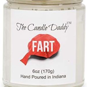 Fart Scented Candle 6 oz Hand-Poured Jar Terrible Smell