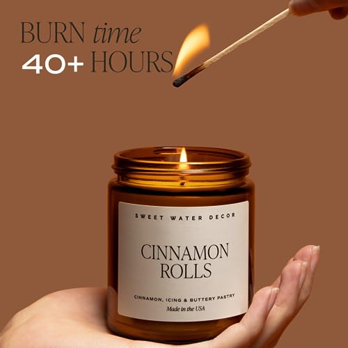 Fresh Apple Blossom Soy Candle | 9oz Amber Jar, 40+ Hour Burn Time, USA Made - Image 3