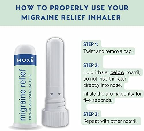MOXE Migraine Relief Nasal Inhalers ? 3 Pack Essential Oils - Image 6