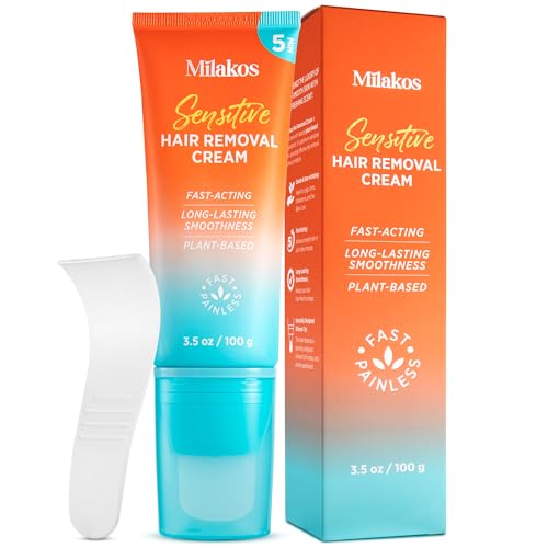 Gentle Hair Removal Cream for Sensitive Skin - 3.5 FL OZ (Leg, Arm, Bikini)