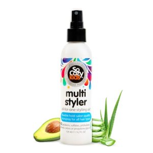 SoCozy Kids Multi Styler Spray, 5.2 Fl Oz, Gentle Formula, No Harsh Chemicals
