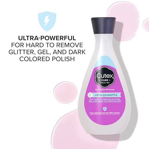 Cutex Ultra-Powerful Gel Nail Polish Remover 6.76 Fl Oz Paraben Free - Image 3
