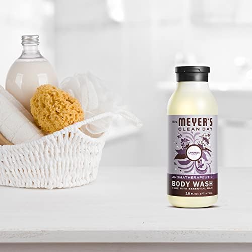 Mrs. Meyer's Lavender Biodegradable Body Wash 16 oz for Men and Women - Image 7