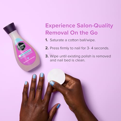 Cutex Ultra-Powerful Gel Nail Polish Remover 6.76 Fl Oz Paraben Free - Image 4