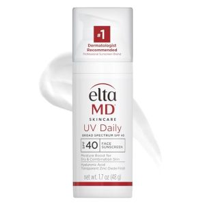 EltaMD UV Daily SPF 40 Face Moisturizer, Zinc Oxide, 1.7 oz