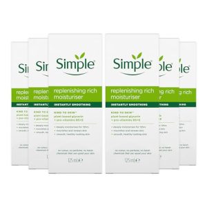 6-Pack Simple Kind to Skin Rich Moisturiser 125ml