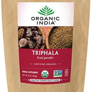 Organic India Triphala Powder Immune Support Digestion Aid Vegan 1 lb Container