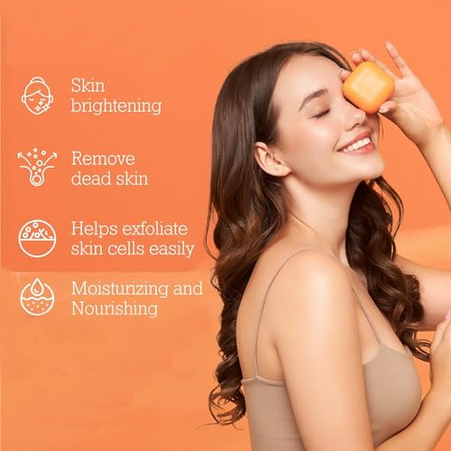 Koji White Kojic Acid & Papaya Brightening Exfoliating Soap, Vegan, 2 Bars - Image 5