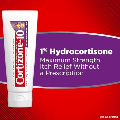 Cortizone 10 Anti-Itch Cream, 1% Hydrocortisone, 2 oz - Maximum Strength Moisture - Image 5