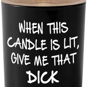 BFJLIFE Funny Sandalwood Candle Gifts for Men