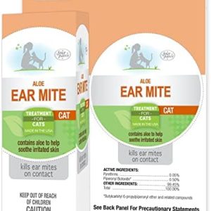 Aloe Ear Mite Treatment for Cats, 0.75 Fl. Oz