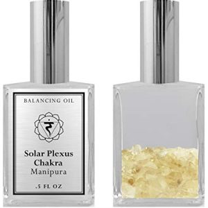 Manipura Solar Plexus Chakra Oil - Citrine Infused Roll-On for Pulse Points