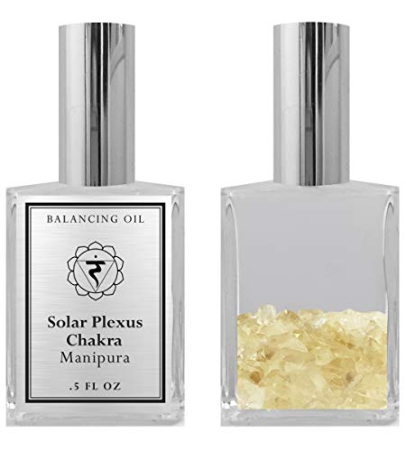 Manipura Solar Plexus Chakra Oil - Citrine Infused Roll-On for Pulse Points