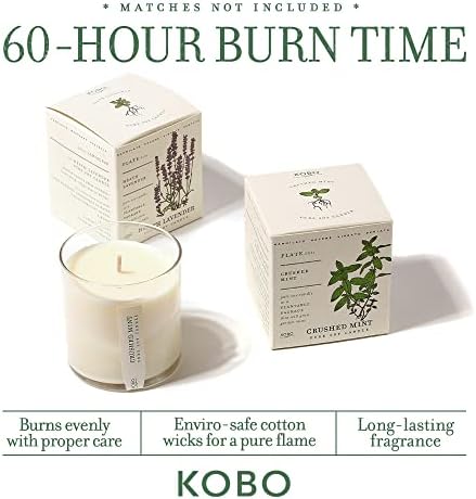 KOBO Siam Poppy Candle (9 oz) | 100% Soy Wax | Plantable Box | 60 Hour Burn - Image 5