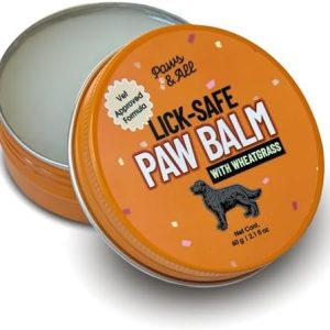 Organic Paw Pad Balm for Dogs - Lick Safe Moisturizer for Dry, Cracked Paws - 2.1 oz