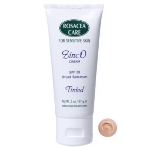 Tinted ZincO SPF 20 Rosacea Sunscreen Moisturizer 2 oz