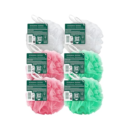 EcoTools Exfoliating EcoPouf, 6 Count, Eco-Friendly Loofah - Image 8