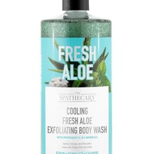Aloe Exfoliating Body Wash with Peppermint & Sea Salt 32 oz