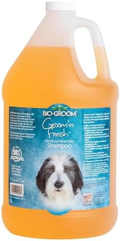 Bio-Groom Groom'n Fresh Shampoo – Odor Eliminating, Cruelty-Free, 1 Gallon for Dogs & Cats