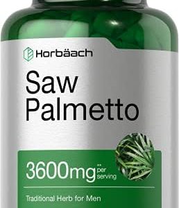 Horbäach Saw Palmetto Extract 120 Capsules | Non-GMO, Gluten-Free, Berry Source