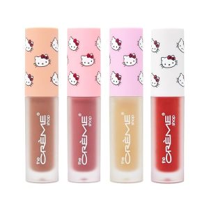 Hello Kitty Kawaii Kiss Lip Oil Set - Hydrating Tint (Set of 4)
