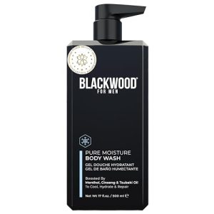 Blackwood Men's Vegan Ginseng Menthol Body Wash Sulfate-Free 17 Oz