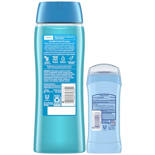 Suave Ocean Breeze Body Wash 2-Pack with 48-Hour Fresh Antiperspirant Deodorant - Image 2