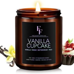 7 oz Vanilla Cupcake Soy Candle ? Fall Aromatherapy Gift