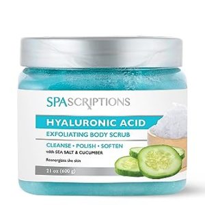 Hyaluronic Acid Exfoliating Body Scrub, 21 oz - Ultra Hydrating & Nourishing Care