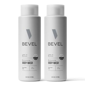 Bevel Men's Body Wash - Supreme Oak, Shea Butter & Coconut Oil, 16 Oz (2-Pack)