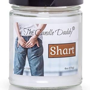 Shart Candle - 6 oz Terrible Turd Scent, 40 Hour Burn, Funny Gag Gift